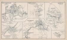 Suncook Village (Pembroke), Hopkin Town, Danbury, Danbury Town, Henniker Town, Con Toocook (Hopkinton), New Hampshire State Atlas 1892 Uncolored